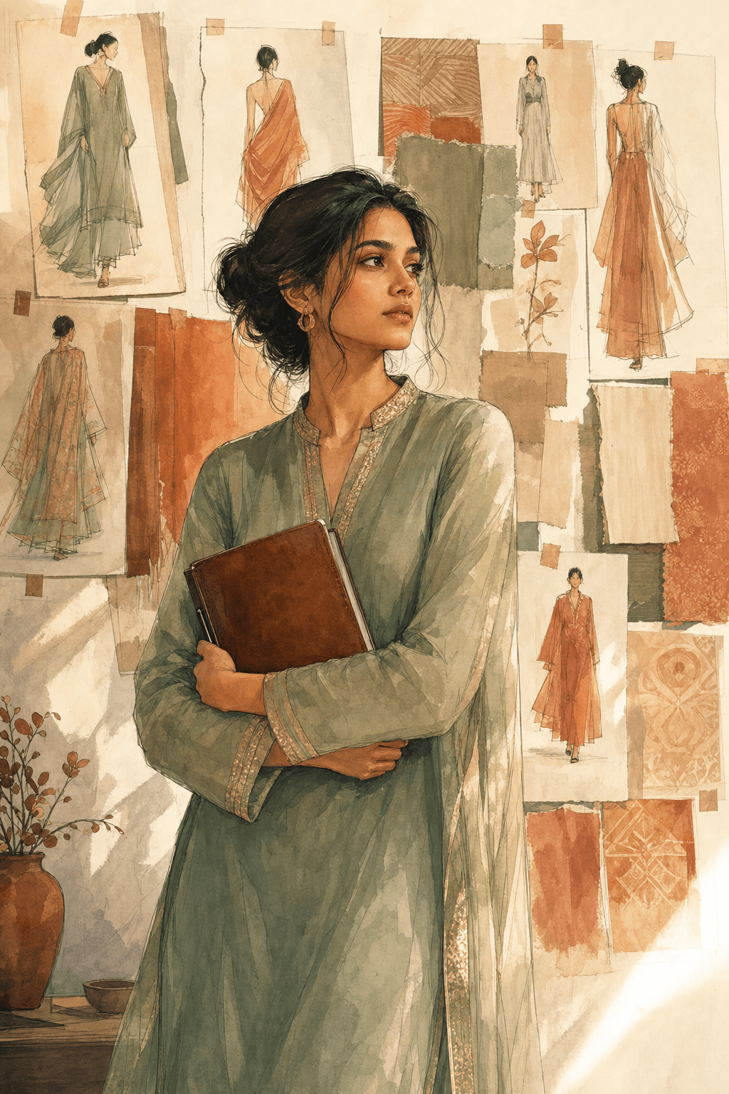 Anaita Verma — illustrated portrait